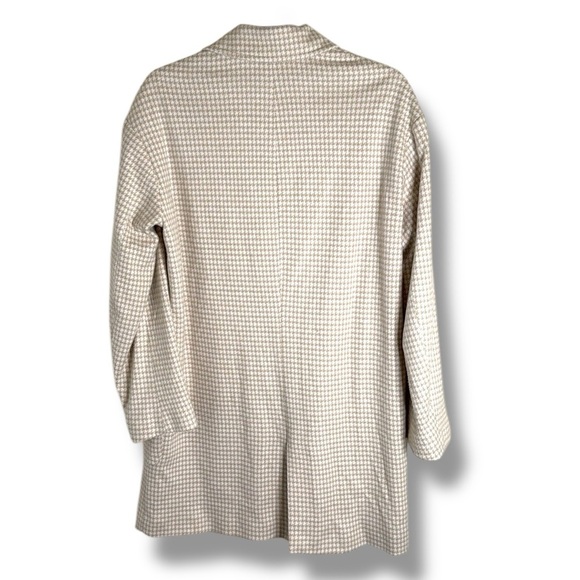 Zara Tan and White Houndstooth Blazer Size XS - Picture 7 of 7